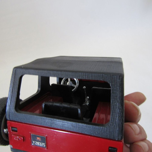 Jeep CJ-5 collectible metal car Polistil 1:25 used