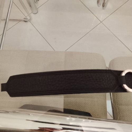 Leather bracelet Dyrberg/Kern unisex like new, black, 22 cm