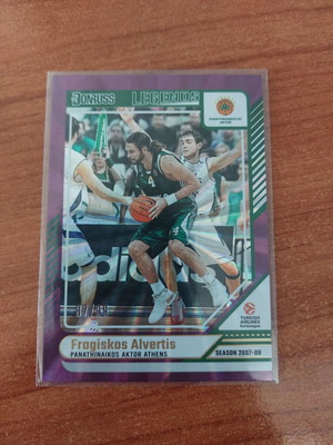 2024-25 Panini Donruss Euroleague Fragiskos Alvertis Purple Collectible Card like new