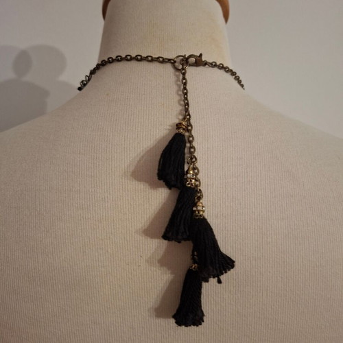BSB Necklace with Beads and Tassels One Size like new