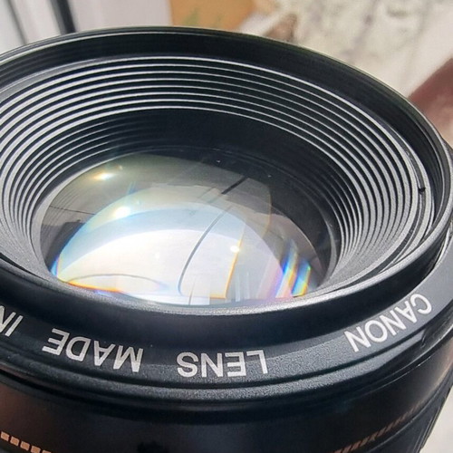 Canon Full Frame 50mm f/1.4 USM photographic lens used