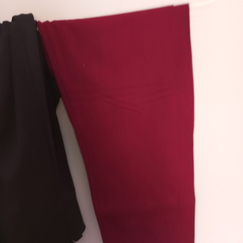Women's leggings, black and burgundy, size XL