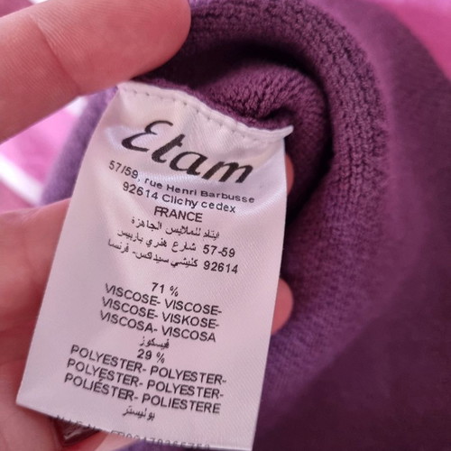 A-line skirt new, size Small, Etam French brand, winter fabric