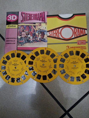 Film stereorama used, set of 3 pieces