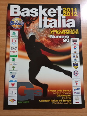 Περιοδικό Basket Italia 2011-2012 Official Guide σαν καινούργιο