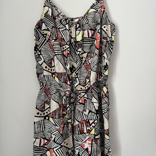 Playsuit H&M like new, colorful geometric print, size S
