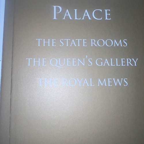 Buckingham Palace souvenir book and tickets like new