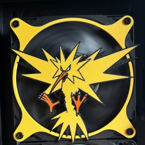 Pokemon fan cover 120mm like new, 1 piece