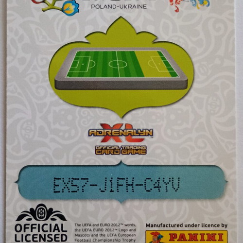 Fanis Gekas Euro 2012 collectible card