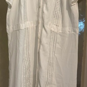 River Island Λευκό Σεμιζιέ Φόρεμα, EU40/UK14