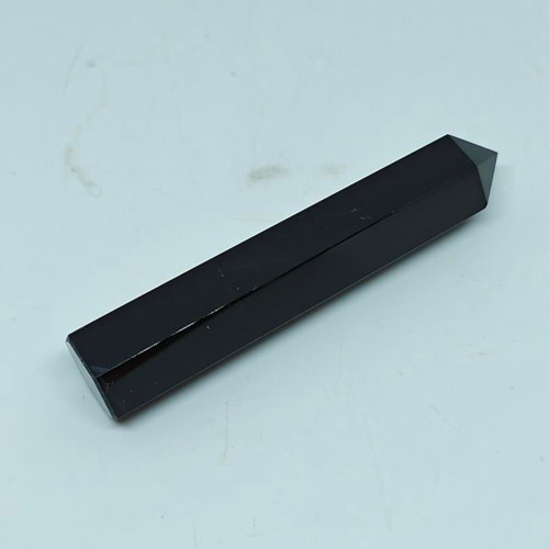 Obsidian Hexagonal Tower 7.5cm like new
