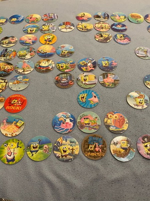 SpongeBob Tazos new
