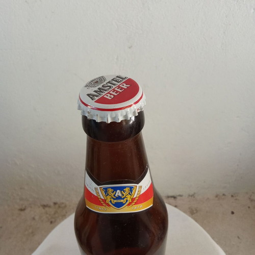 Amstel beer collectible bottle from 2000s