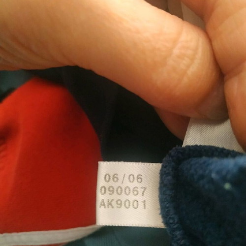 Adidas kids sweatshirt used, vintage, blue and red, 2 years old