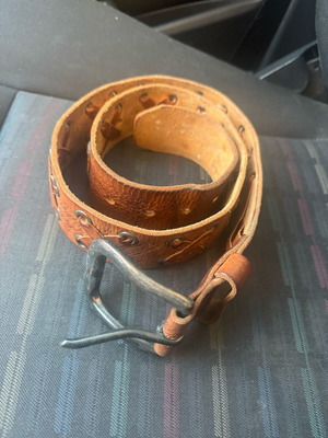 Pepe Jeans leather belt used brown size 90