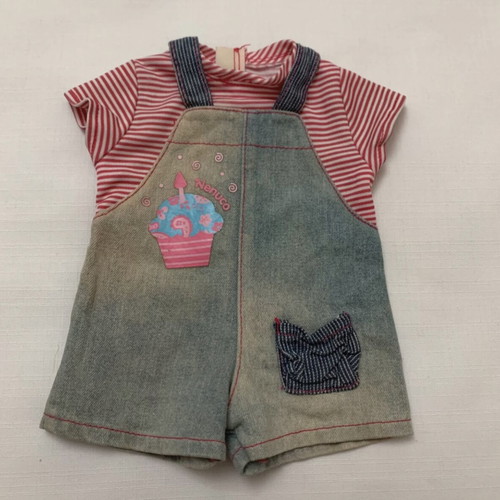 NENUCO denim jumpsuit for baby doll like new