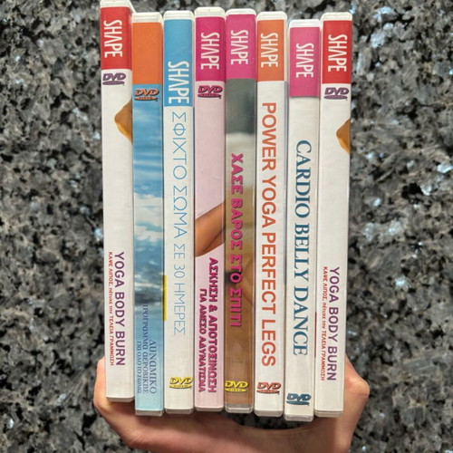 Shape fitness DVD set like new