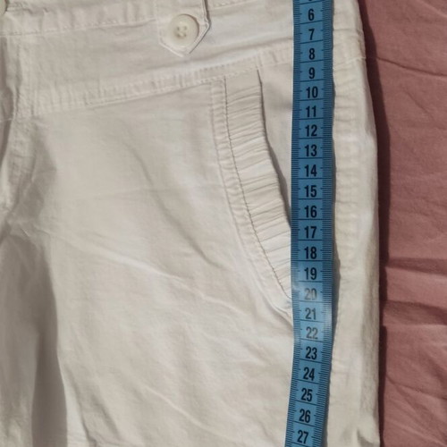 White cotton shorts XL like new