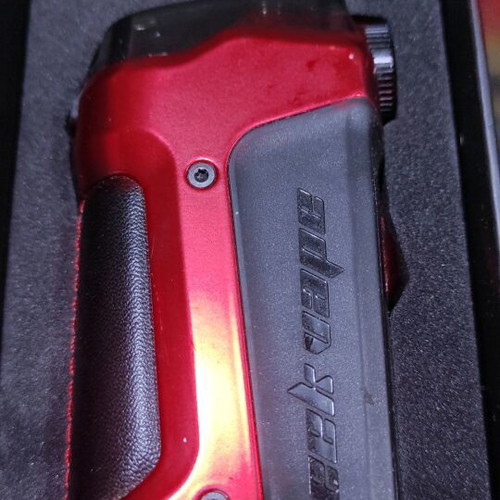 Aegis Boost Plus Red Metallic vape device like new, 1x 18650 battery