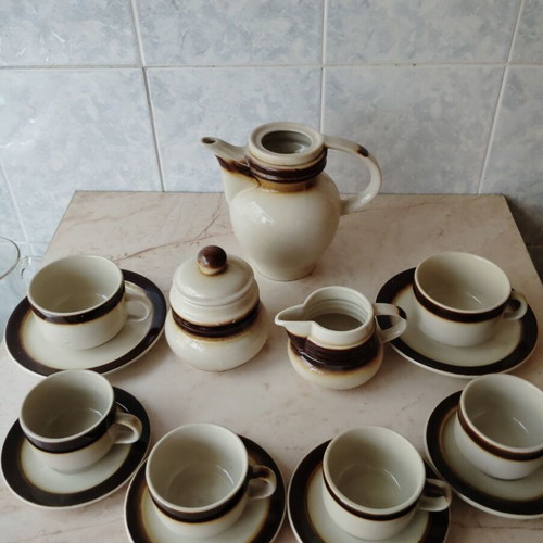 Bulgarian coffee set from the 80s used