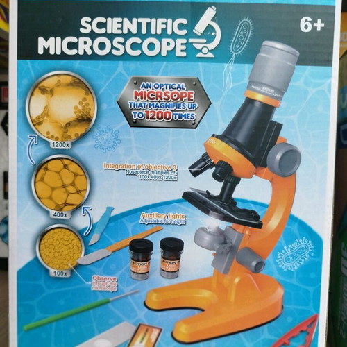 Battery Microscope new 19x24x8cm