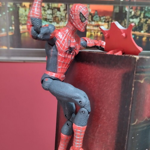 Spider-Man 2 Movie Marvel figure used with shield gift