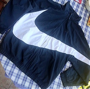 Nike Black Woven Jacket Size Large