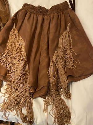 Къси панталони Project Soma Boho размер Small кафяви нови