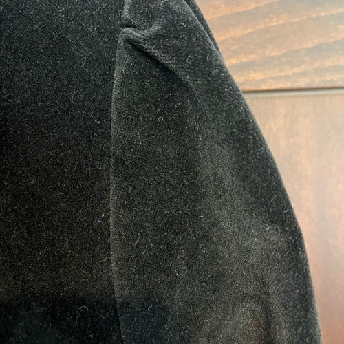 Massimo Dutti velvet jacket black like new