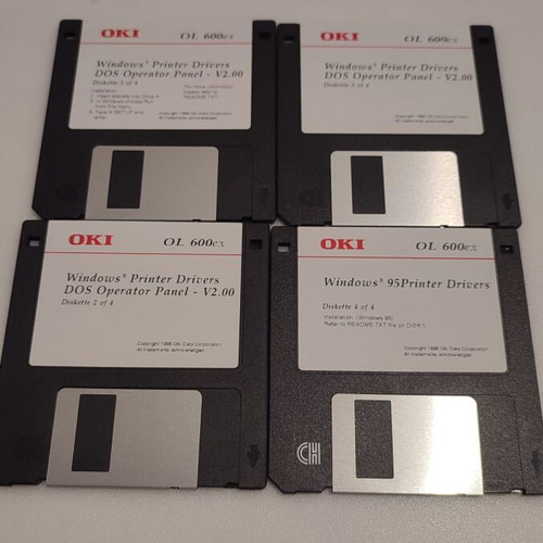 Floppy disk 3.5" καινούργιο, σετ 4 τεμαχίων, αχρησιμοποίητα