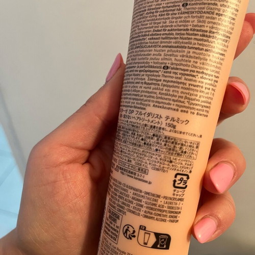 Kérastase Discipline Keratine Thermique hair heat protection cream used 150ml