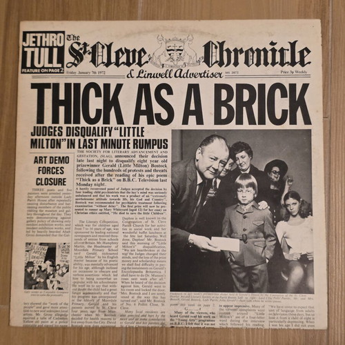 Thick as a Brick Jethro Tull 1972 like new