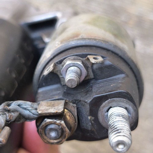 Mercedes W211 starter motor, rebuilt with button carbon brushes, 280 V6