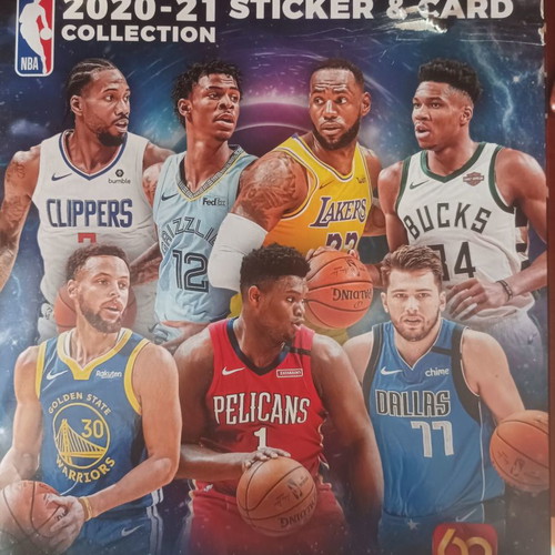 NBA 20-21 sticker album new for collection with stickers