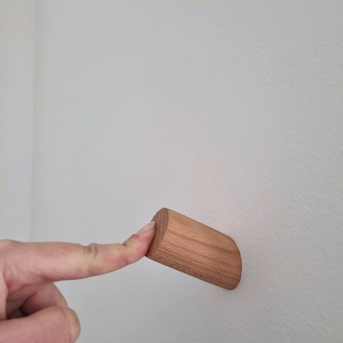 Minimal wooden hooks hangers new, set of 4 pieces