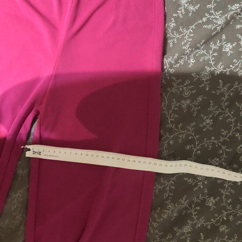 Bershka fuchsia wide-leg pants like new with inner slits