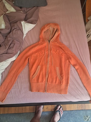 Pepe Jeans jacket like new, size L, orange