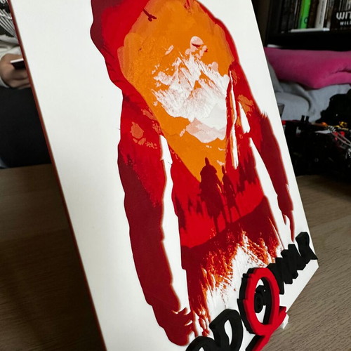God of War 3d embossed image new for PS5, PS4, PC
