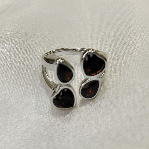 Steel ring one size in gold or silver color new
