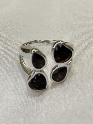 Steel ring one size in gold or silver color new