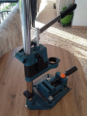 Bormann Pro BTS 2105 Drill Stand like new with quick-release aluminum clamp