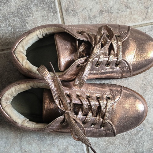 Shoes size 39 pink-gold like new