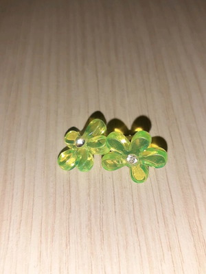 Earrings margarita green like new