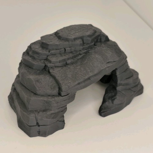 Decorative aquarium cave 3D printed new, hiding place for fish