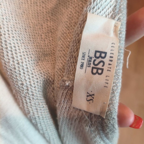 BSB dress with sequins changing from silver to gold, like new, size XS