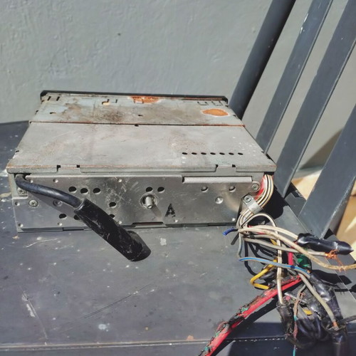 Hitachi vintage radio cassette player used