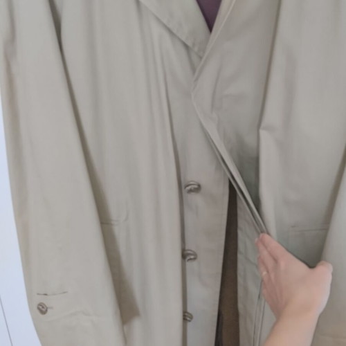 Christian Dior Monsieur trenchcoat like new, men's size 40R beige