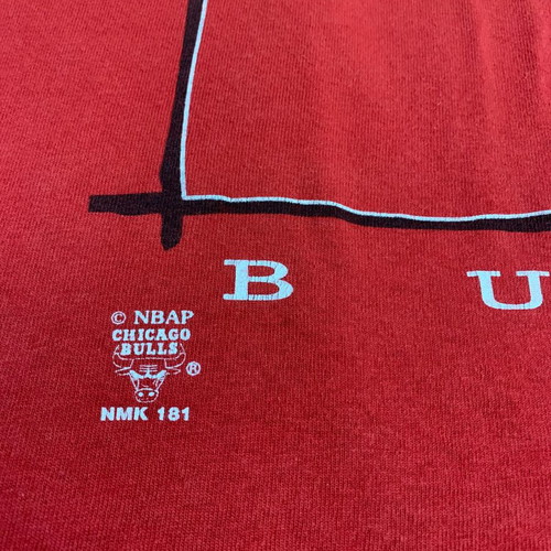 Chicago Bulls NBA T-shirt XL, 1990, made in USA