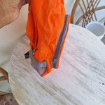 Orange backpack like new for holidays