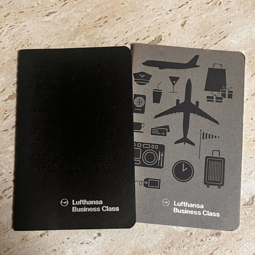 Moleskine A6 notebook set of 2 Lufthansa Business Class new